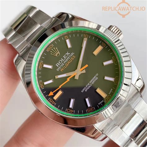 rolex milgauss replica milano|rolex milgauss black bezel.